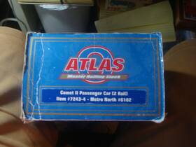Atlas 7243-4 O. Comet Ii Passenger Car. Metro North Item 7243-4. Car # 6182 2-rail