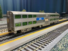 20007043 Atlas 840245223976 Rare Ho Metra #6088 Nippon Sharyo Bilevel Commuter Coach- Unib
