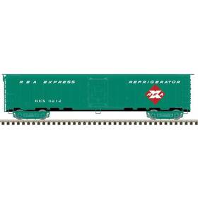 Atl20007646 Atlas Ho Acf/rea Steel Express Reefer Railway Agency Rea Rex #6 20007646