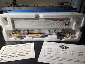 135666 Atlas Big O 11038/135666 Burlington Semi Trailer With Front Runner Rolling Stock O-27 Scale