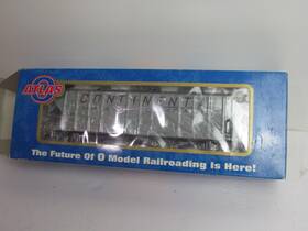 6552-2 Atlas Big O Continental Low Side Covered Hopper Rolling Stock O-27 Scale