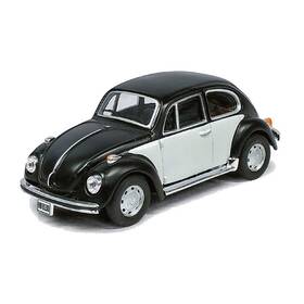 Ato3009937 Atlas O Llc 1/43 Scale Vw Beetle Matte Black White Vehicles