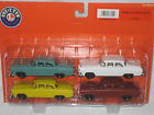 6-37820 Auto Car Lionel Autos 4-pack Evans Loader