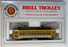 61048 Bachman Brill Trolley Yellow No.36 Ho Scale Nos In Box Great Shape