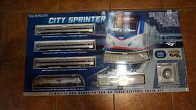 Bachmann 022899007724 Ho Scale Amtrak City Sprinter Electric Train Set 00772 Dcc Sound Ready