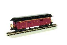 Bachmann 022899153049 Old-time Baggage Car With Round End Clerestory Roof - Santa Fe Ho Scale
