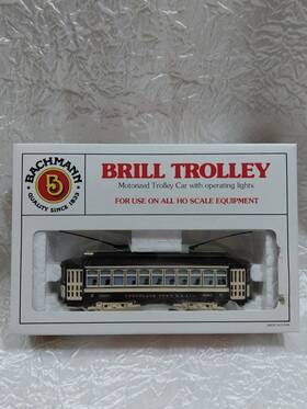 Bachmann 022899610399 Nib Rare Hershey Brill Trolley #9 Ho Scale Motorized Model Train 61039