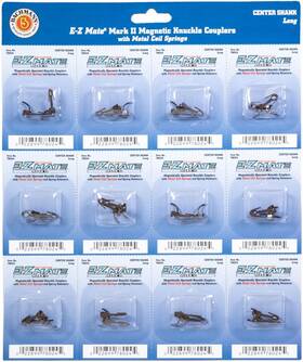 Bachmann 022899780245 Trains E-z Mate Magnetic Knuckle Couplers - Center Shank Long Car