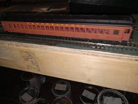 3818 Bachmann 022899890159 Ho Scale Spectrum 89015 Pennsylvania Rr Passenger Coach Car #3818 With Box