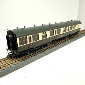 34-075b Bachmann 13-075b Oo Scale Branch Line 60 1st 3rd Brake Great Western Hawksworth