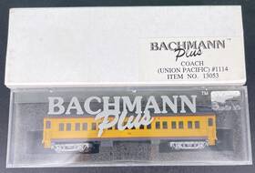 13053 Bachmann Union Pacific Coach 1114 Lighted Heavyweight N 1 160 L/n In Box