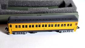13055 Bachmann Plus N Scale Up Union Pacific Lighted Heavyweight Coach Passenger #1128