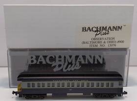 13076 Bachmann N Baltimore And Ohio Observation Car #900 Ln/box