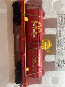 14-00231-009 Bachmann Hawthorne Village Mcdonalds Tanker Car With Coa #14-00231-009