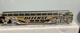 14-00590-006 Bachmann Hawthorne Village Nfl New Orleans Saints Defense Dome Car With Tracks And Coa