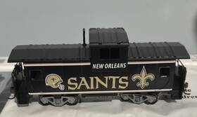 14-00590-012 Bachmann Hawthorne Village New Orleans Saints Caboose With Tracks And Coa #14-00590-012