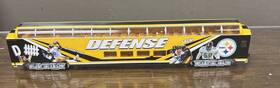 14-01892-005 Bachmann Hawthorne Village Pittsburg Steelers Defense Dome Car With Tracks And Coa