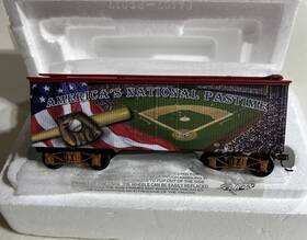14-01900-001 Bachmann Hawthorne Village Americas National Pastime Rail Car Only New