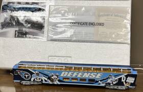 14-07960-005 Bachmann Hawthorne Village Nfl Tennessee Titans Defense Dome Car With Track And Coa 1407960005