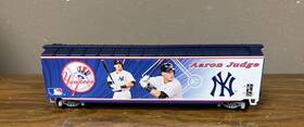 14-09018-002 Bachmann Hawthorne Village New York Yankees Arron Judge Box Car With Coa . Without Tracks