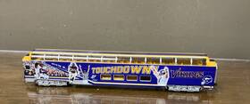 14-17901-004 Bachmann Hawthorne Village Minnesota Vikings Touchdown Down Dome Car With Tracks And /coa