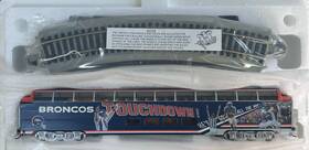 14-17903-004 Bachmann Ho Hawthorne Village Nfl Denver Broncos Touchdown Dome Train Car Ex 14-17903-004 Bachmann Ho Hawthorne Village Nfl Denver Broncos Touchdown Dome Train Car Ex