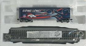 14-17903-012 Bachmann Ho Hawthorne Village Nfl Denver Broncos Going Long Train Box Car Ex