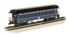 1510x Bachmann Ho Old-time Wood Coach Prr B&o Old Colony E.b.t
