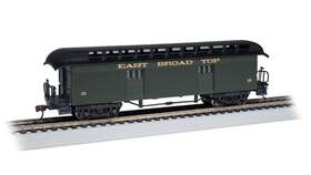 15308 Bachmann Bachmann-old Time Wood Baggage With Round-end Clerestory Roof - Ready To Run