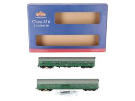 31-379 Bachmann Oo British Rail Class 416 3epb Passenger Car Set Ln/box 31-379 Bachmann Oo British Rail Class 416 3epb Passenger Car Set Ln/box