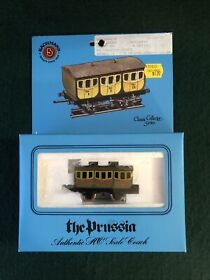 43-1046 Bachmann The Prussia Authentic Ho Scale Coach New Old Stock