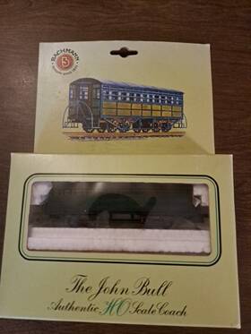 43-1160 Bachmann Ho Scale Vintage The John Bull Authentic Passenger Coach Car