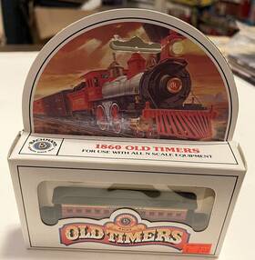 53-1056-24 Bachmann Vintage 47 Old Timers Central Pacific Coach Car N Scale Train 1860