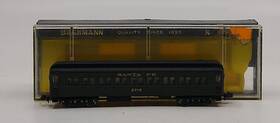 2713 Bachmann 5633 N Scale Santa Fe Passenger Car # Ex/box