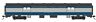 14402 Bachmann-72foot Smooth-side Baggage Ready To Run Baltimore And Ohio 763 Blue G