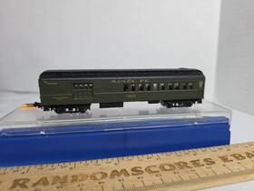 74252 Bachmann N Scale Santa Fe #1503 Lighted Passenger Combine Car Rea Vg/box