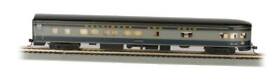 14303 Bachmann-85foot Smooth-side Observation With Lights Ready To Run Baltimore And Ohio