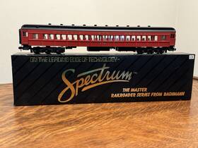 89125 Bachmann Spectrum Coach Car Norfolk And Western 1649 Ho Scale Train Rr4 Mib