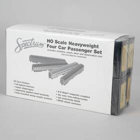 89320 Bachmann Union Pacific Set Of 4x Heavyweight Passenger Cars Spectrum