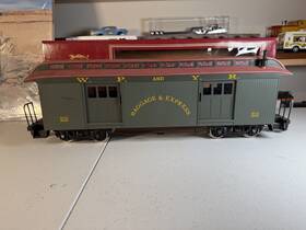 89393 Bachmann G White Pass And Yukon Jackson Sharp Wood Baggage #203 Ln/unboxed