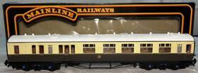 937123 Bachmann Mainline Railways Gwr 60ft Collett 3rd Chocolate &cream #6562 937123 Bachmann Mainline Railways Gwr 60ft Collett 3rd Chocolate &cream #6562