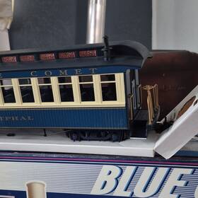 Bachmann 96368 G Scale The Blue Comet Inch Westphal Passenger Car