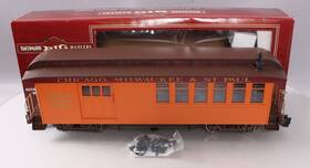 97115 Bachmann G Scale Chicago Milwaukee And St. Paul Combine Passenger Car Ex