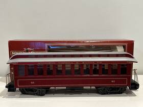 97202 Bachmann G Scale Santa Fe Coach With Light Car Nice In Original Box