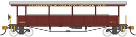Bac17433 Bachmann Ho Open-sided Excursion Car With Seats Cumbres And Toltec Scenic C&ts 17433