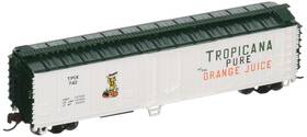 17954 Bachmann Industries Acf 50 Ftacier Reefer Tropicana De Voiture Blanc/vert N Ch