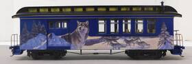 Nr50-32 Bachmann Used Hawthorne Village On30 Wolf Combination Passenger/baggage Car