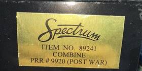 89241 Bachmann Spectrum Ho Scale Rtr #89241 Combine Prr #9920 Nib