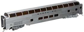 Bachmann Trains 064765719928 - 85ft Full Dome Santa Fe Passenger Car With Lighted Interior