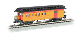 15201 Bachmann-wood Old Time Combine With Round-end Clerestory Roof Ready To Run Wes